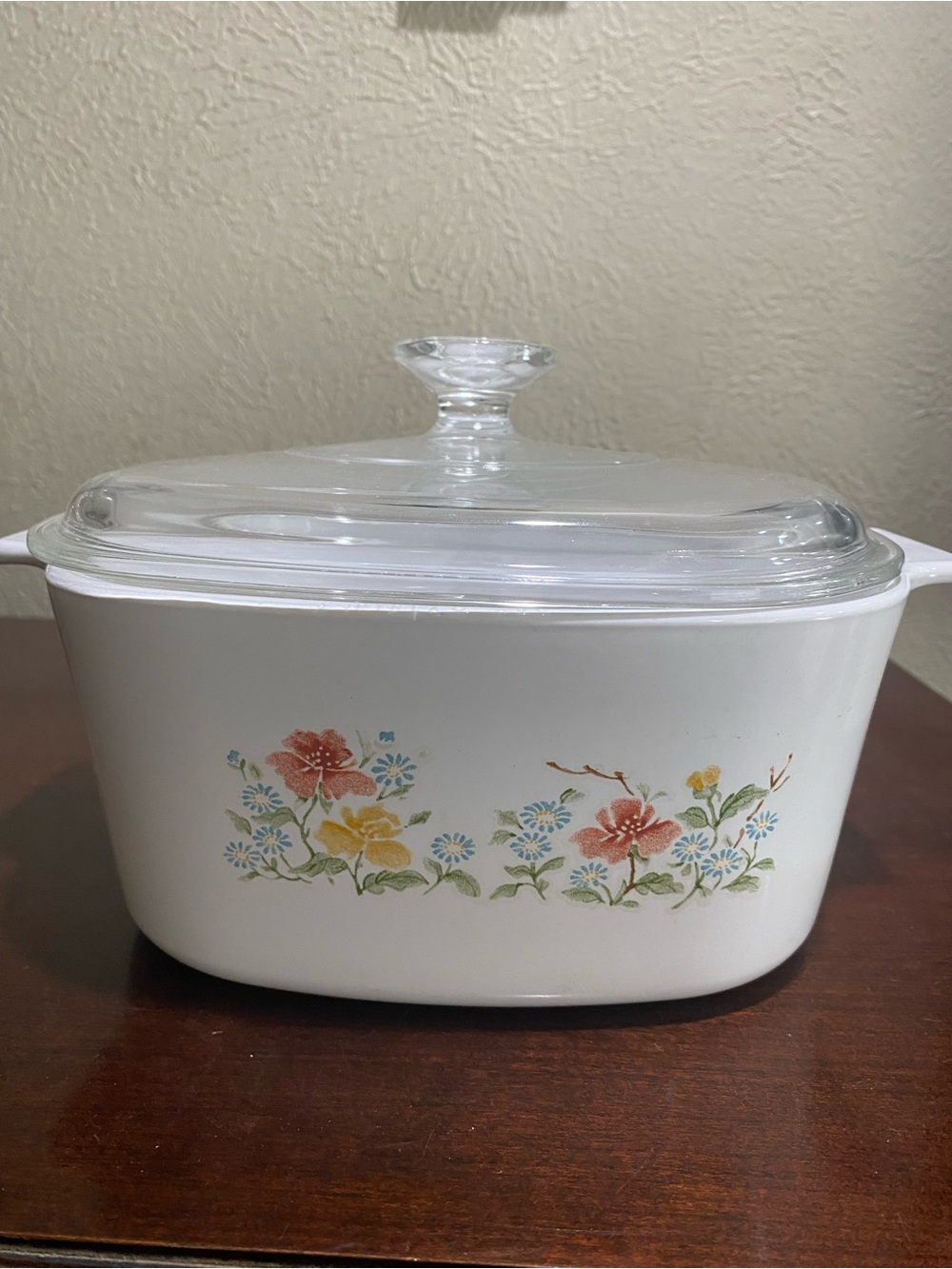 Vintage,CorningWare, Autumn Meadow, 3 Liter Casserole Dish with Lid, A-3-B